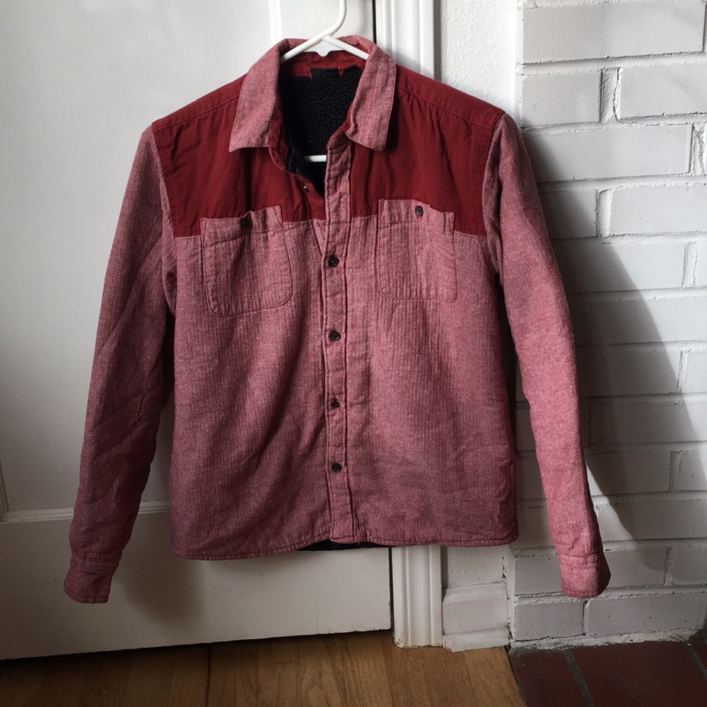 Boys fleece-lined shirt